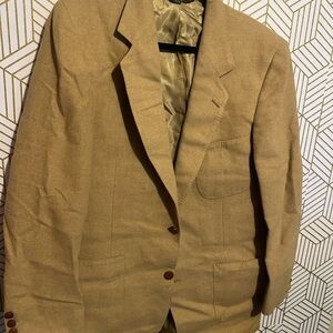 Timeless Camel Wool-Blend Coat | Classic Fit